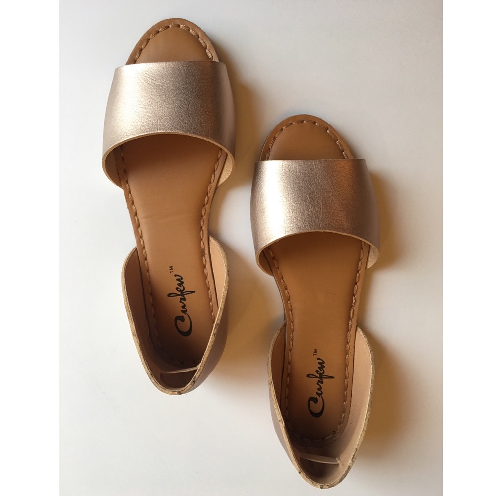 Rose Gold Sandals