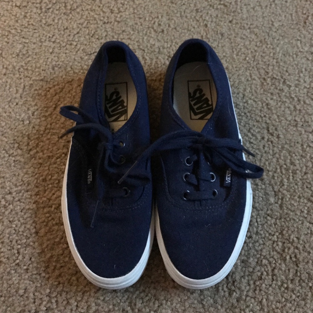 Dark navy blue vans