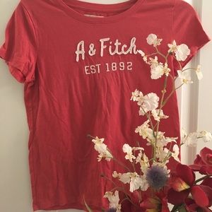 abercrombie and fitch logo tee