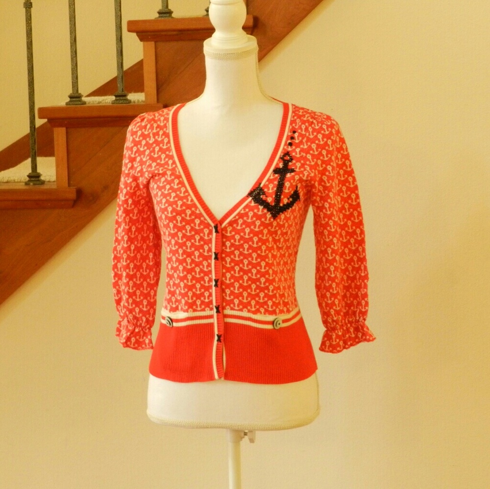 Coxswain cardigan by Moth - Picture 4 of 6