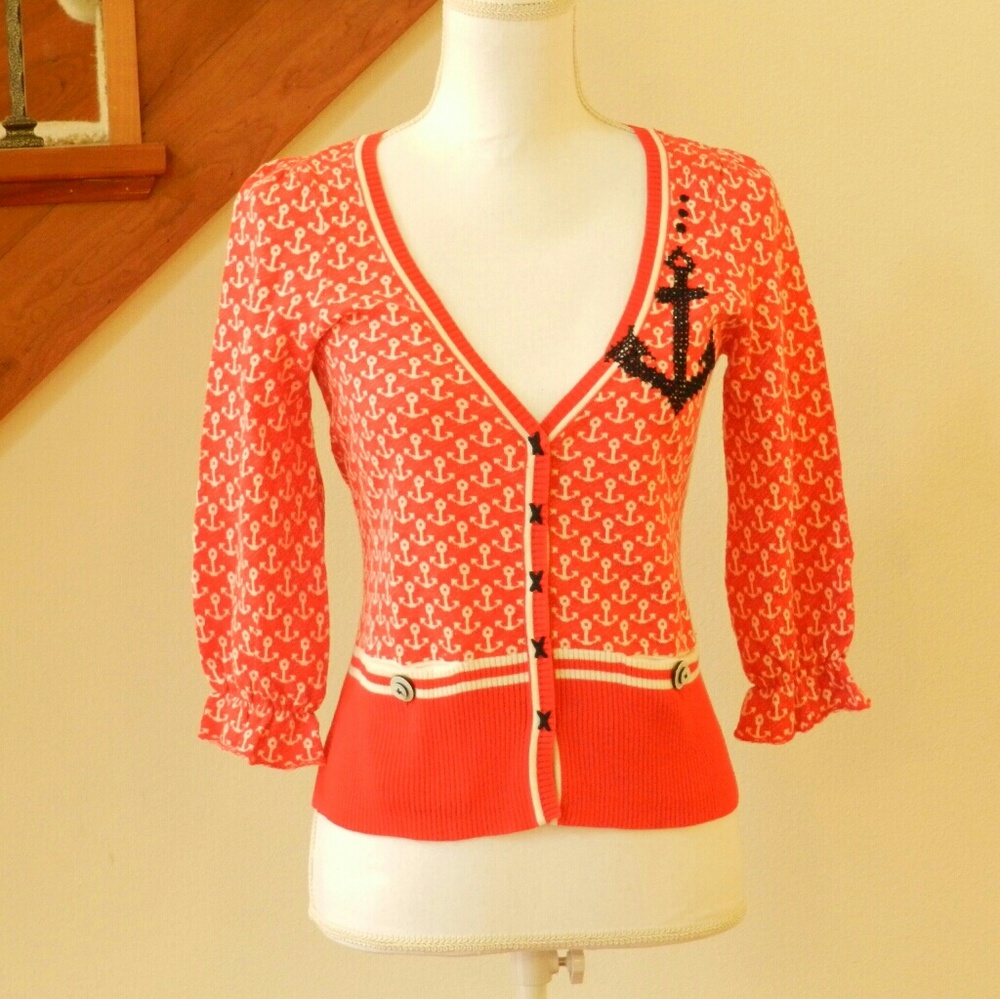 Coxswain cardigan by Moth - Picture 5 of 6