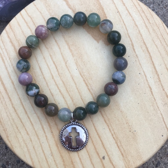 Handmade Fancy Jasper Bracelet - Picture 4 of 4