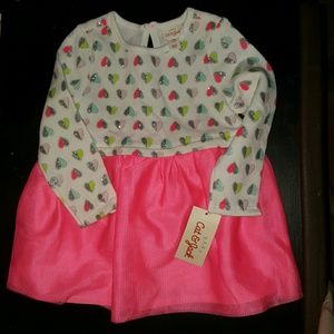 Target Cat & Jack Sweatshirt Dress w/ Mesh Skirt