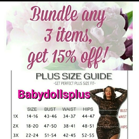 New Plus size hyper surplus dress 1x - Picture 3 of 3