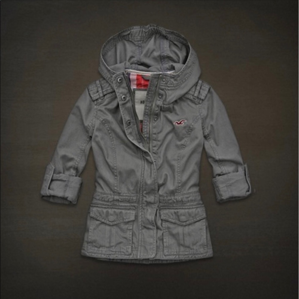 NWT Hollister Harbor Beach hooded jacket M