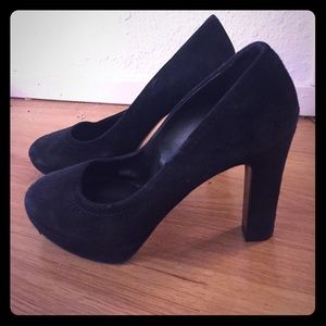 J crew black pumps