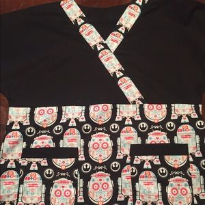 star wars scrub top -SOLD-