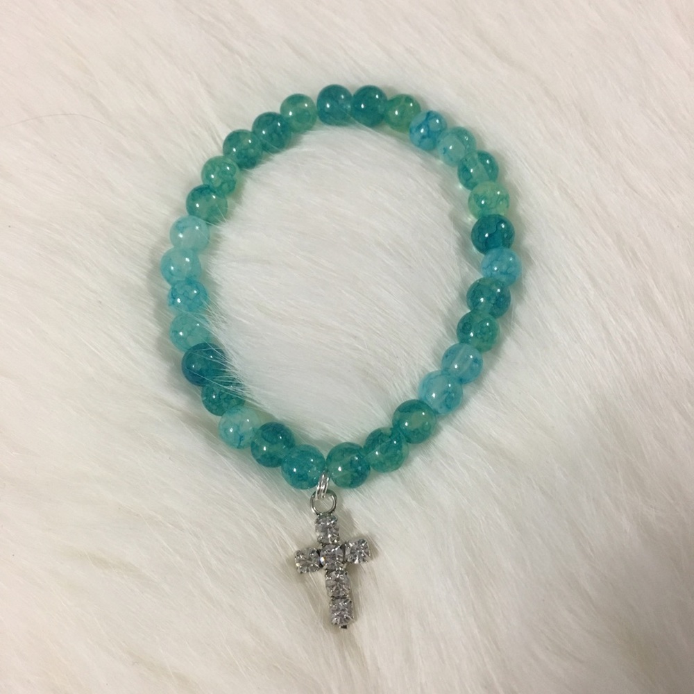 Handmade cross bracelet - Picture 1 of 1