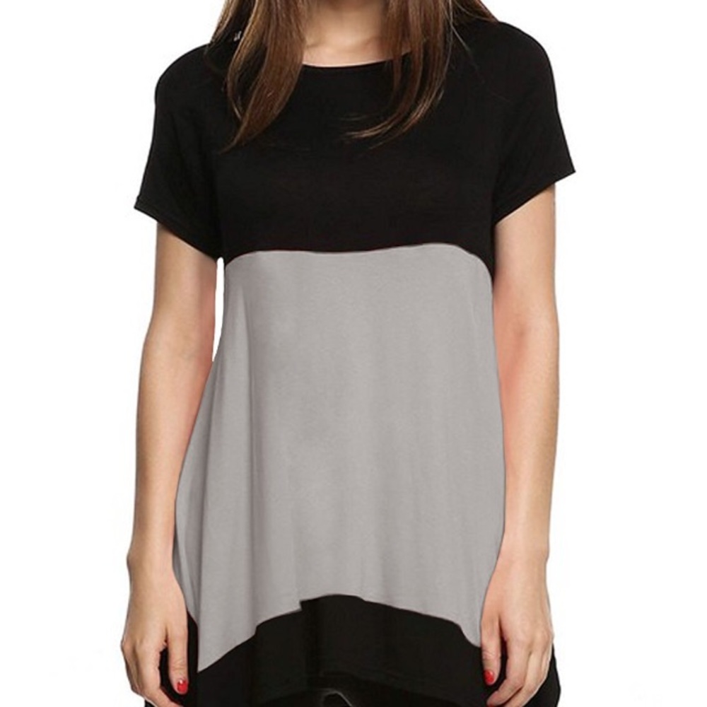 Tunic cotton comfy w/stretch