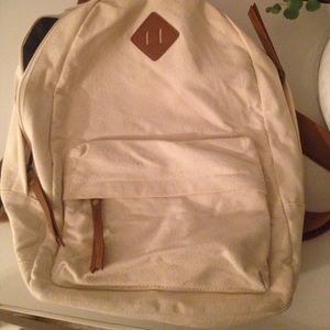 Forever 21 Burlap Backpack