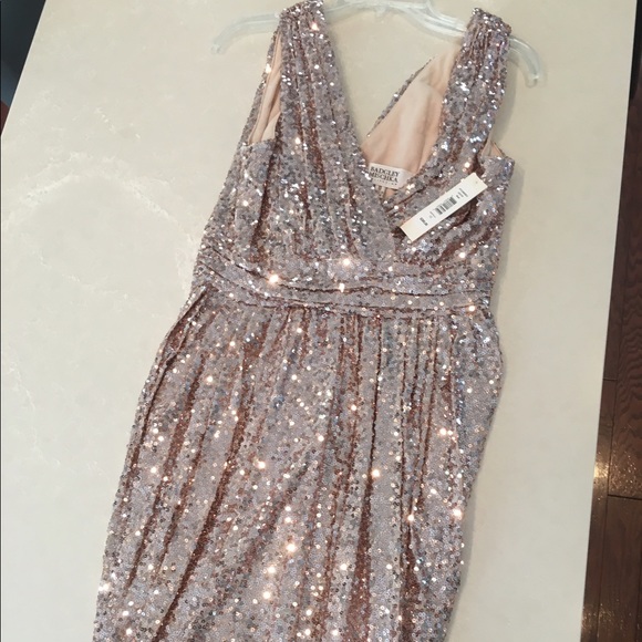 Badgley Mischka knee length cocktail dress - Picture 2 of 4