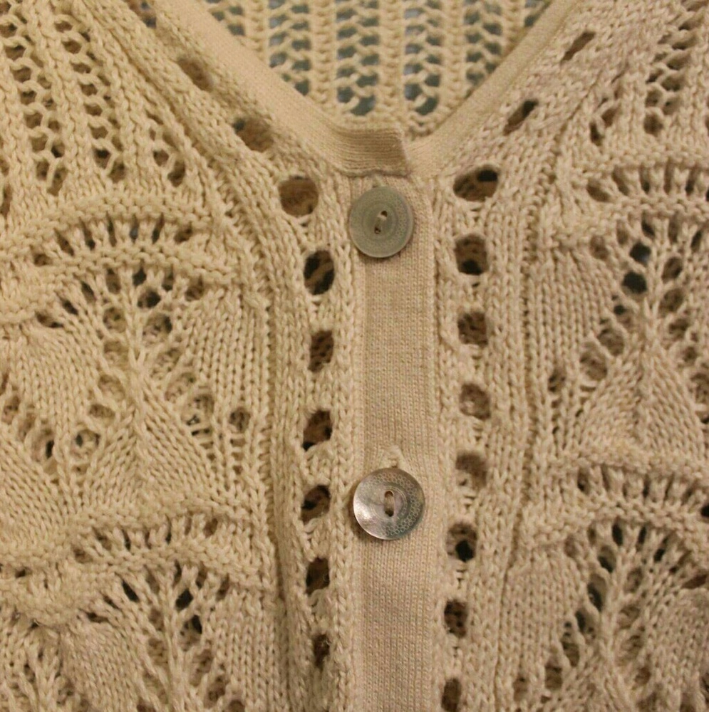Hand-crocheted summer knit