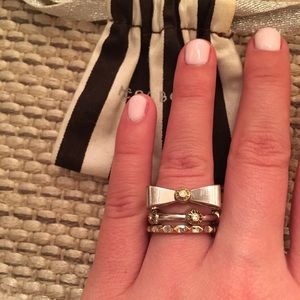 Henri Bendel stacking rings