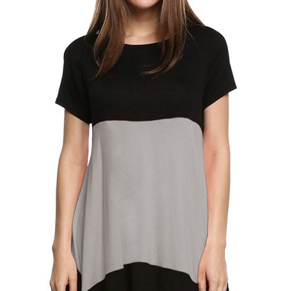 TUNIC GRAY & BLACK