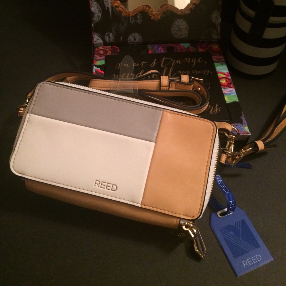 REED Colorblock Crossbody Wallet