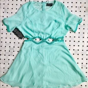 UNIQUE Beaded Dress NWT