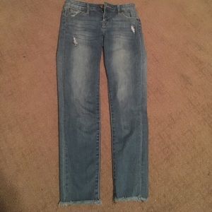 Blue ripped jeans from tillys