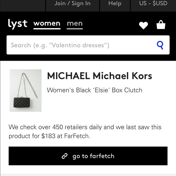 MICHAEL Michael Kors Black 'Elsie' Clutch - Picture 6 of 6