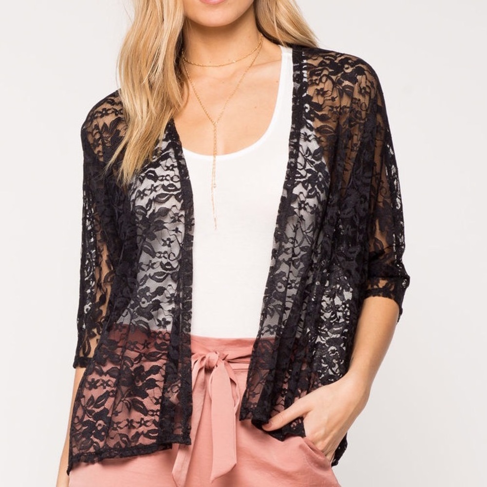 🌹🆕Lace Open Front Cardigan🌹