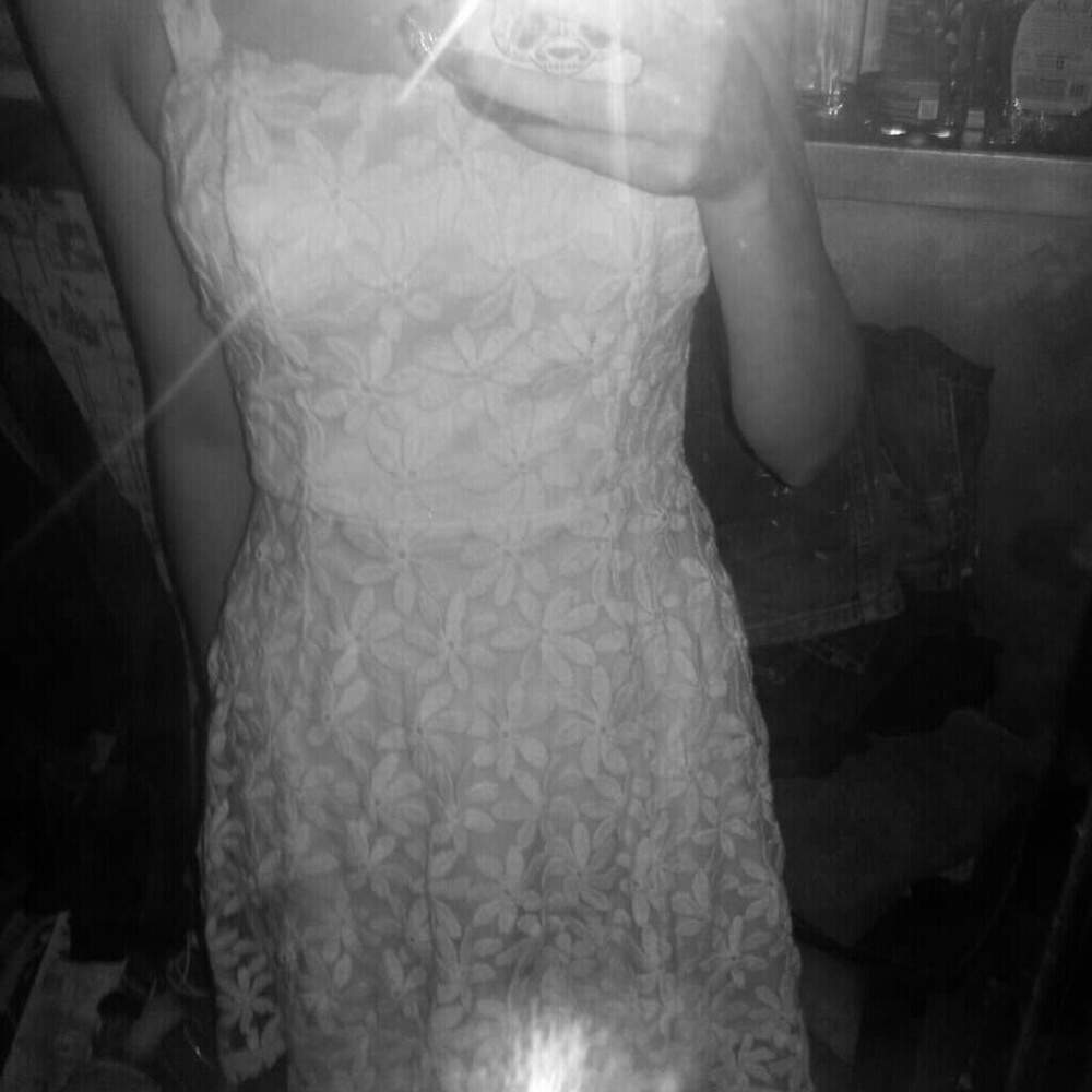 White dress