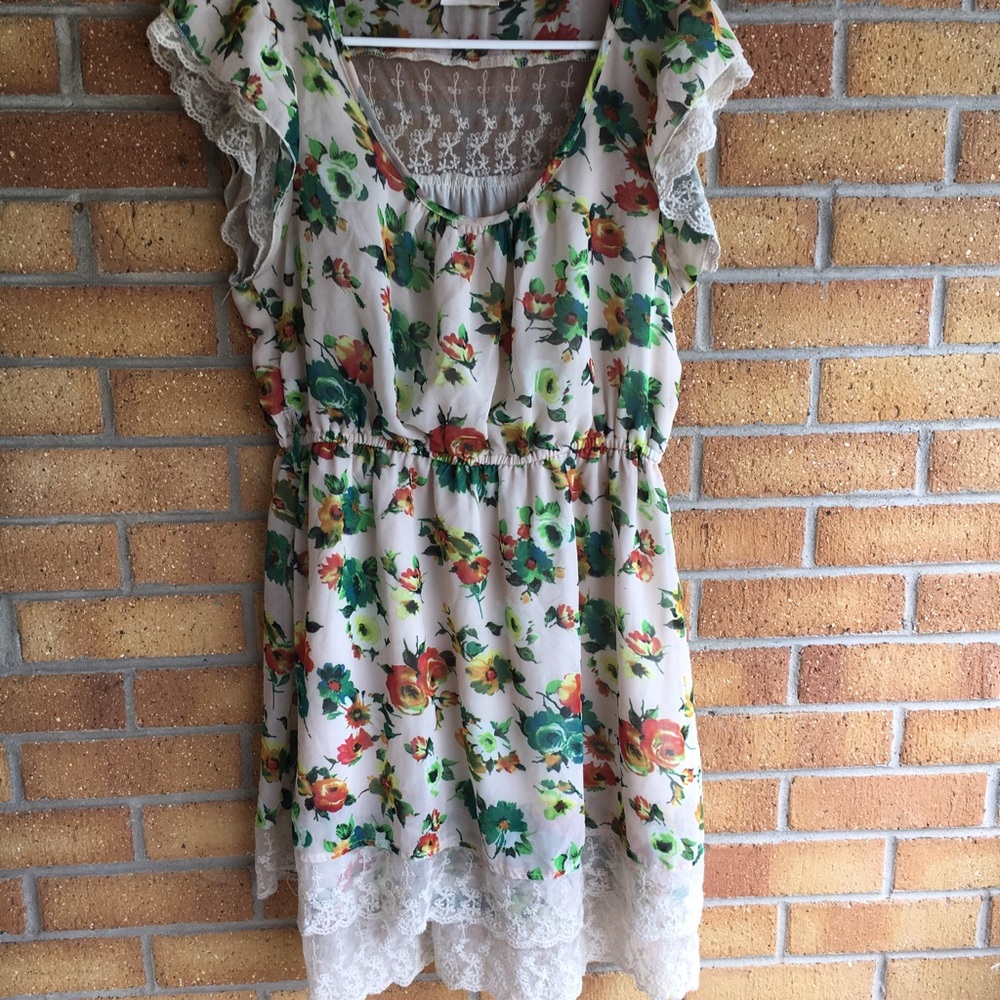 Blu Pepper Floral Dress🌹🌷