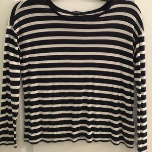 classy striped long sleeve