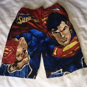 Superman Swim Trunks (8-10 Boy)