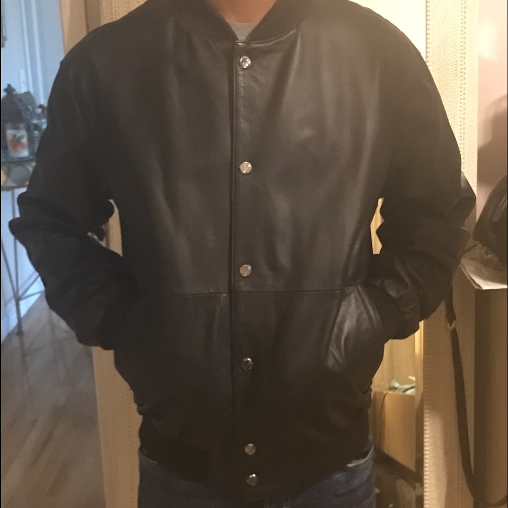 XL Authentic Versace leather ..tags attached .NEW