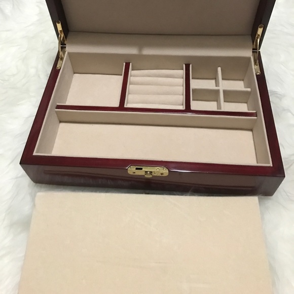 Vintage Mahogany jewelry box - Picture 3 of 4