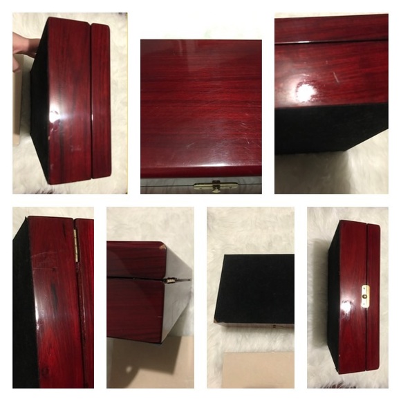 Vintage Mahogany jewelry box - Picture 4 of 4