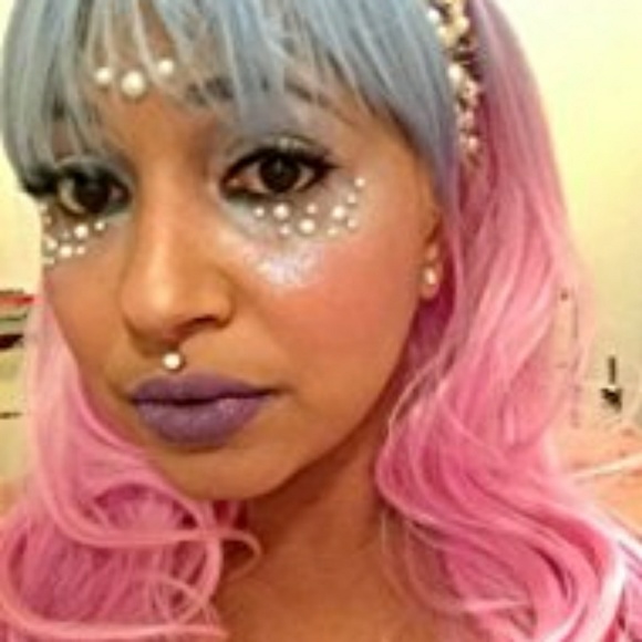 Purple pink Beauty Wig main image 5