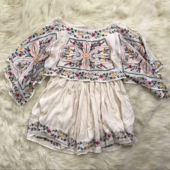 SALE‼️Free People Frida embroidered dress - Picture 7 of 7