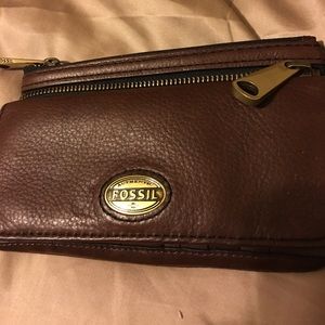 Chocolate Fossil Wallet