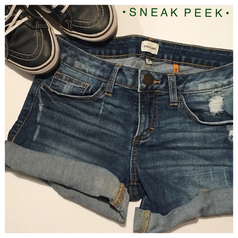 Sneak Peek • Denim Shorts