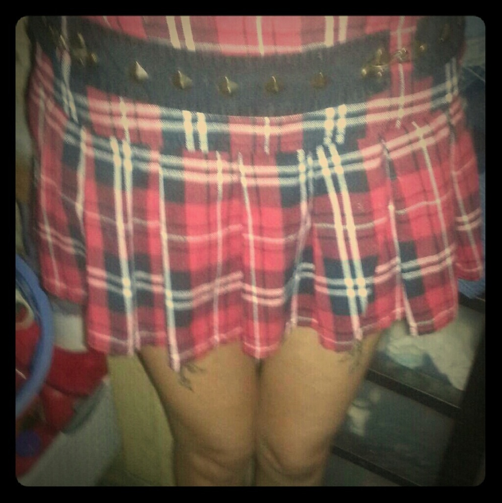 Plaid skirt
