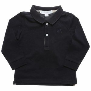 Long Sleeve Burberry Logo Polo