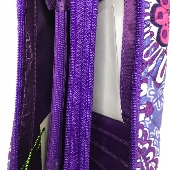 Vera Bradley Lilac Tapestry All in One Crossbody - Picture 3 of 3