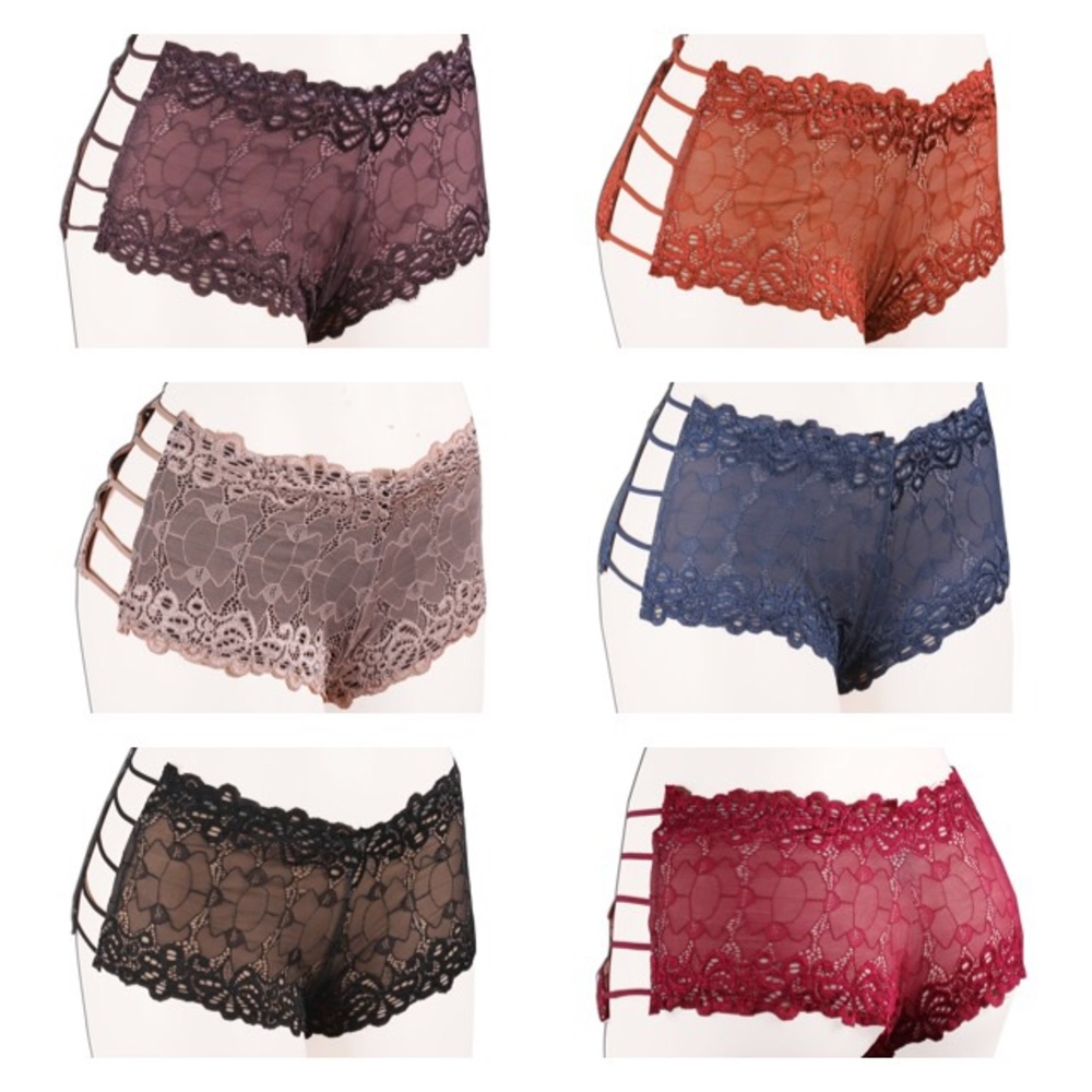Lot of 6- plus size Sexy Lace Panties