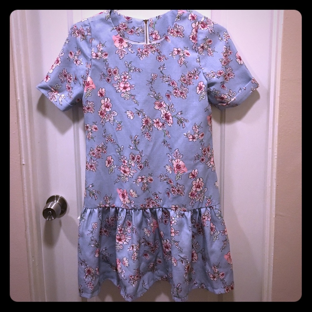 Designed low peplum dress