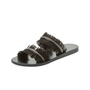 💥FLASH SALE💥 Joie Leather Fringe Slide Sandal