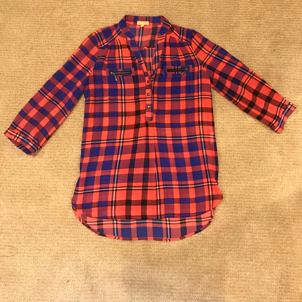 plaid shirt