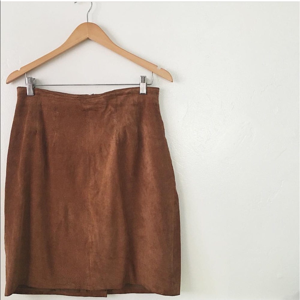 ||SOLD|| Genuine Suede Skirt