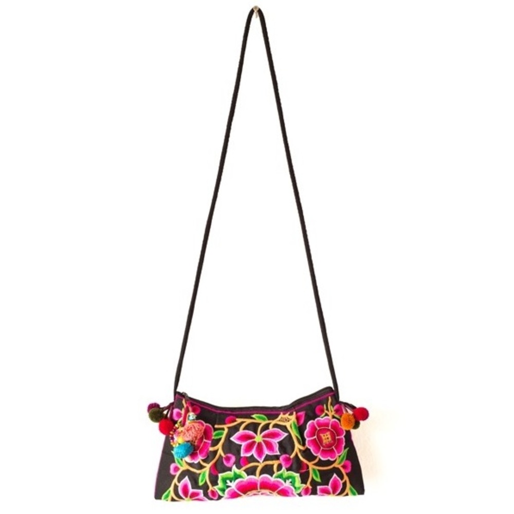 Embroidered Thai crossbody bags with unique design