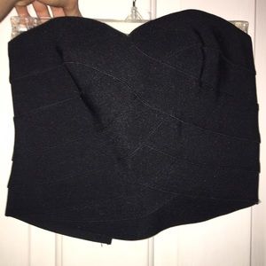 LF bandage crop top/corset with hooks in back