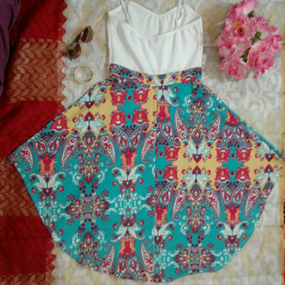 🔥Colorful printed Dress - Picture 4 of 7