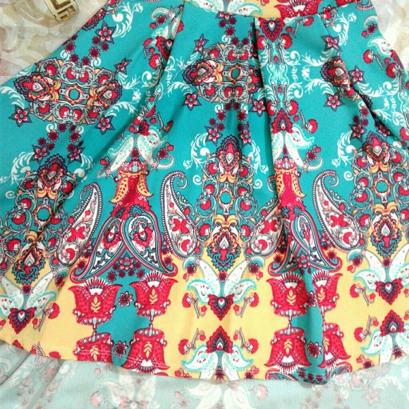 🔥Colorful printed Dress - Picture 3 of 7