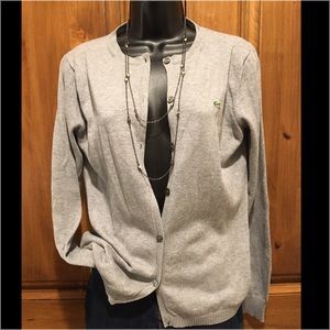 Izod cardigan crew-neck