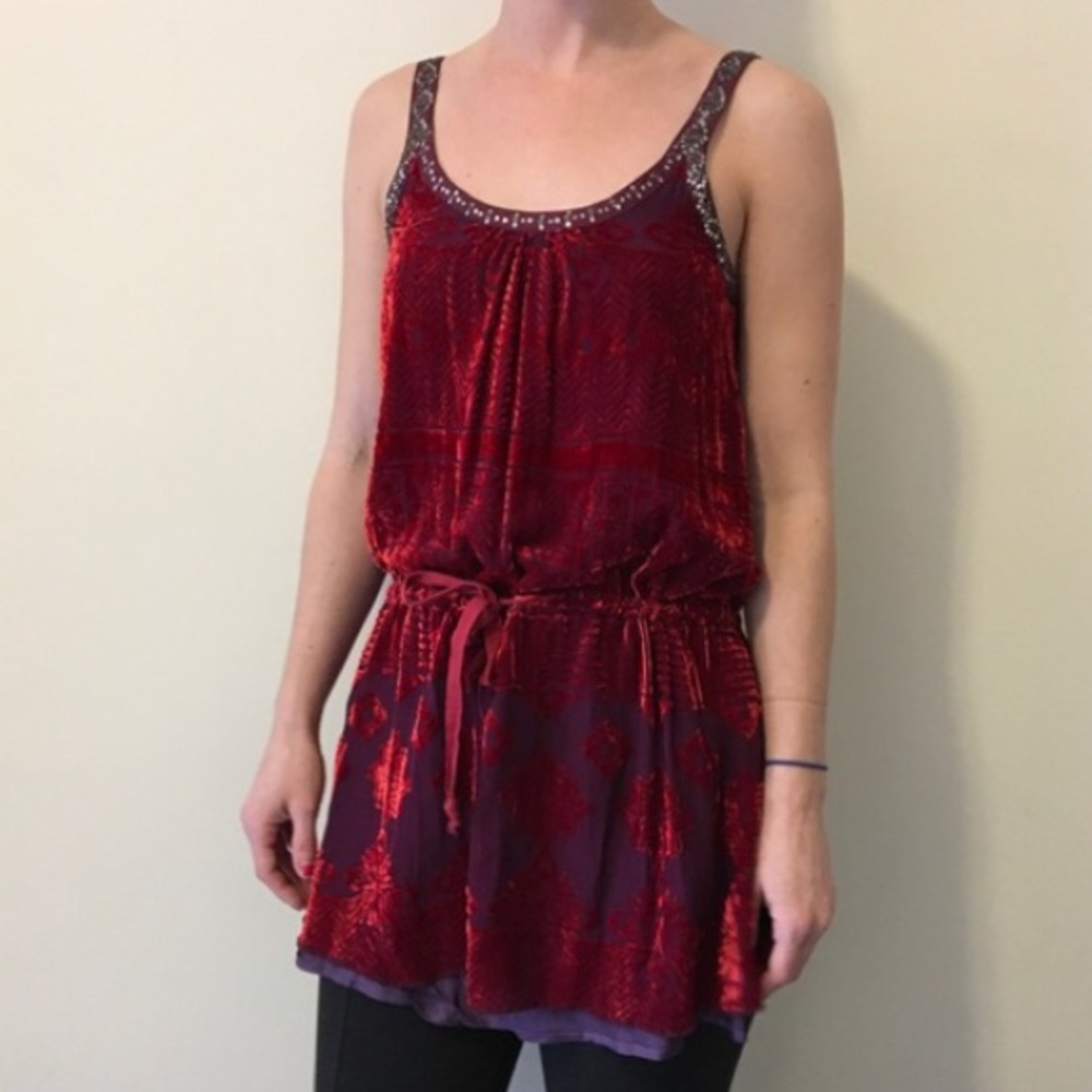 🌟SALE Free People Sequin Dropwaist Dress