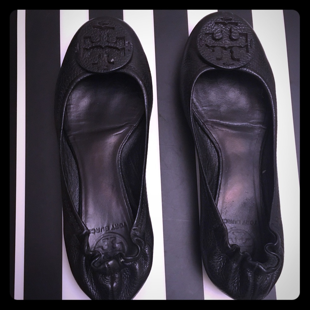 Tory Burch Reva Flats Black size 7