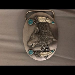 SiskiyoU Wolf Belt Buckle